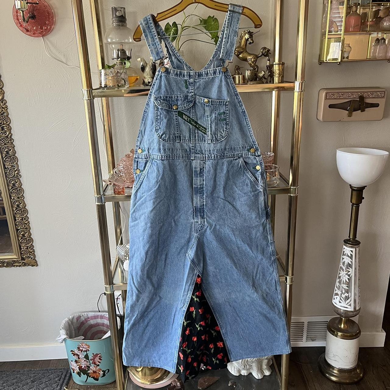 90s denim overall outlet skirt