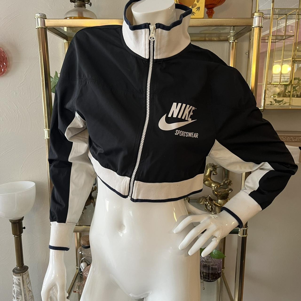 Women's nike sportswear archive cropped store track jacket