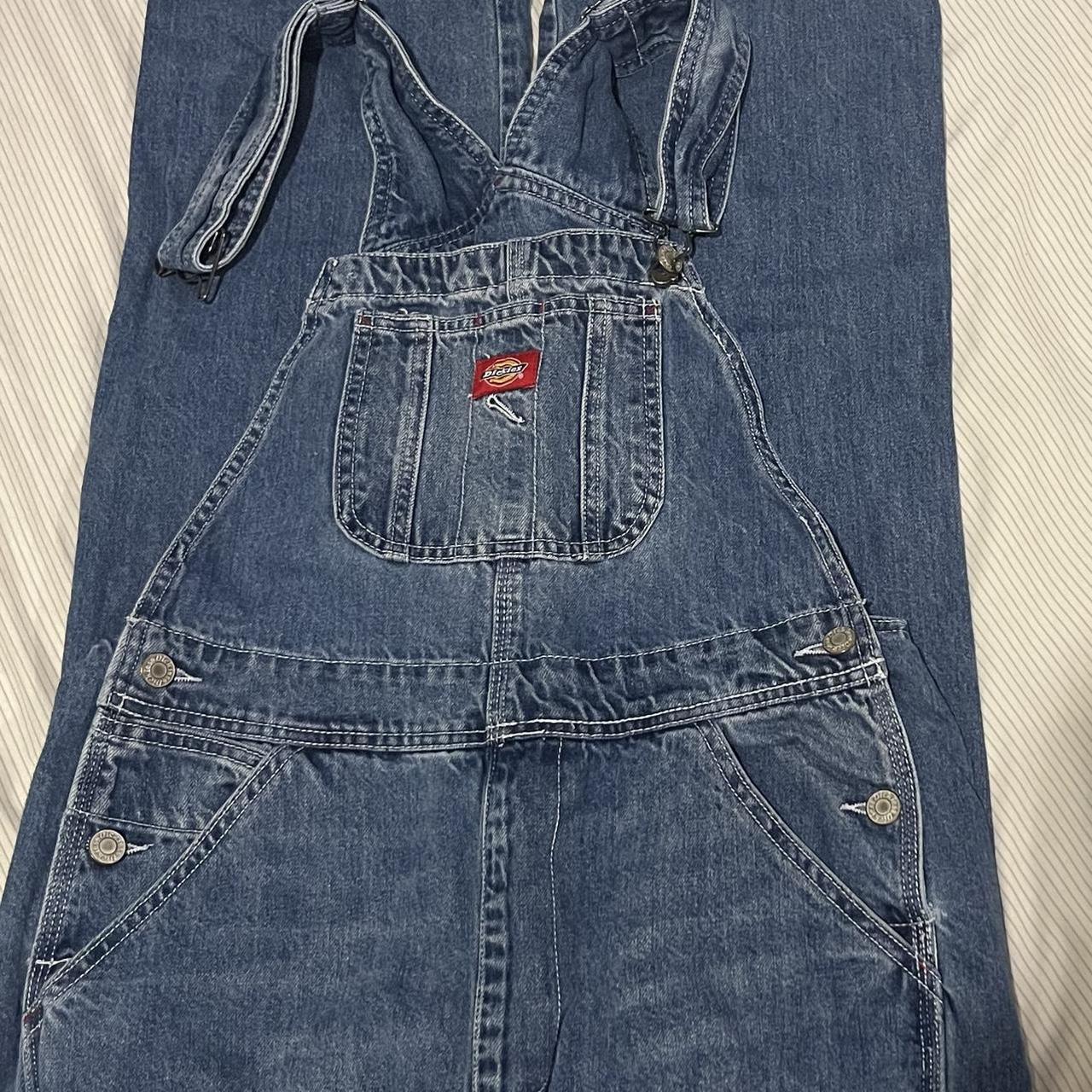 Dickies Cargo Overalls 🚜 missing button on left side - Depop