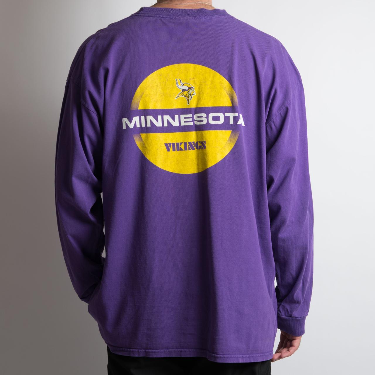 vintage NIKE NFL long sleeve vibrant purple - Depop