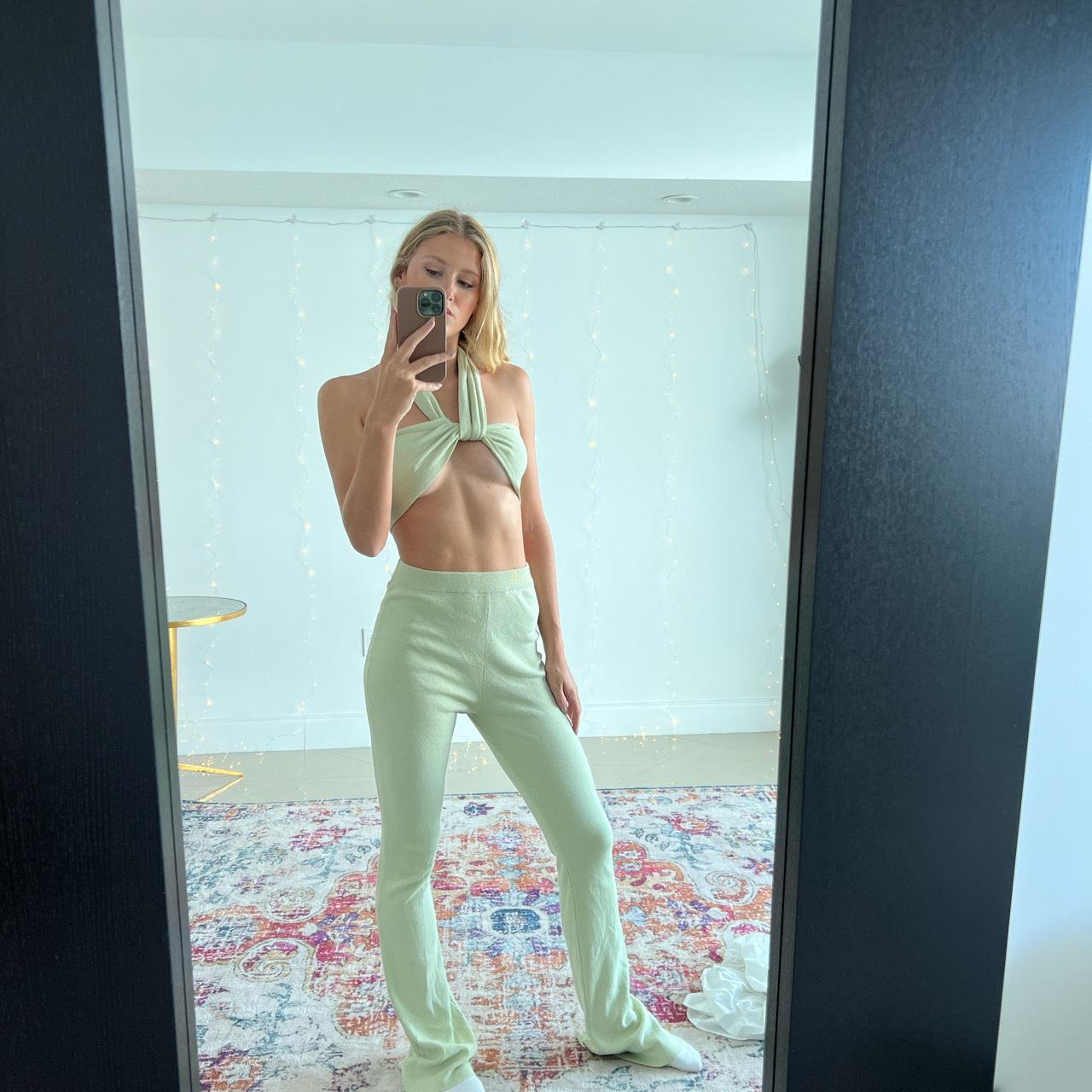 Light green two piece set Depop
