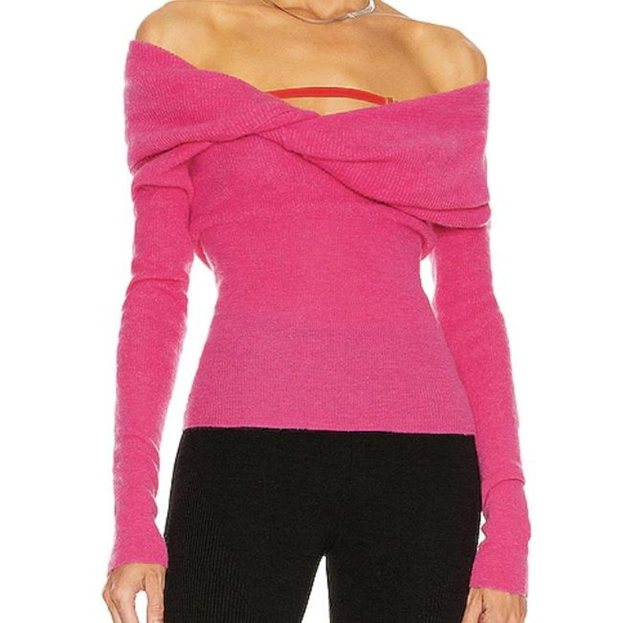 JACQUEMUS La maille Ascua off-the-shoulder