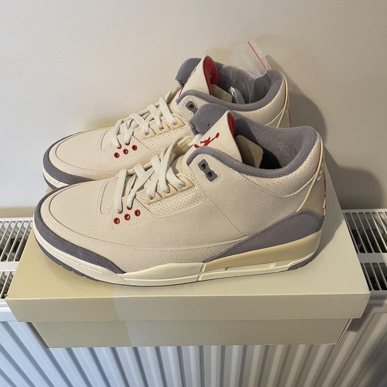 Air Jordan 3 muslin, brand new never worn... - Depop