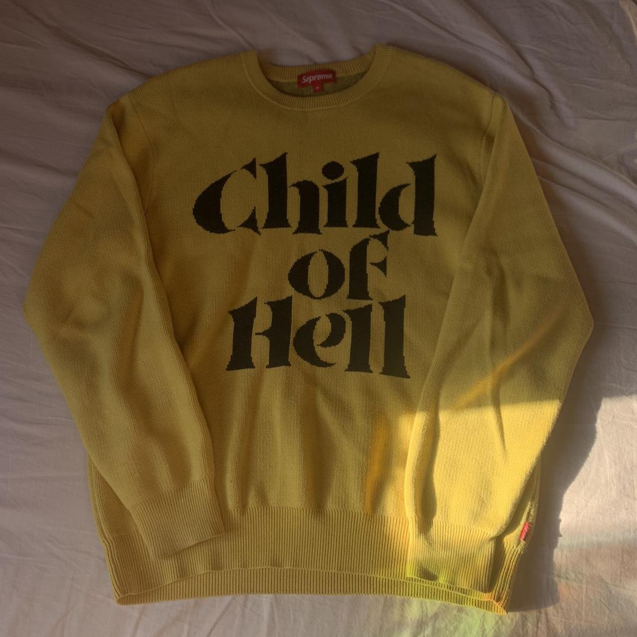Supreme “child of hell” sweater, bought in... - Depop
