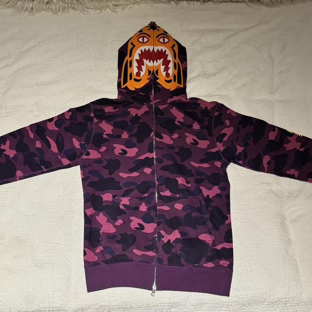 Bape Color Camo Tiger Full Zip Hoodie