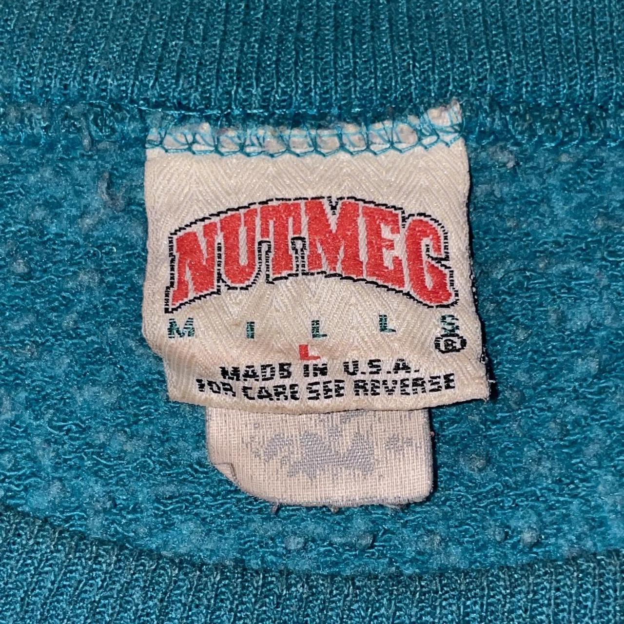 Vintage Charlotte Hornets Nutmeg Teal Blue Crewneck... - Depop