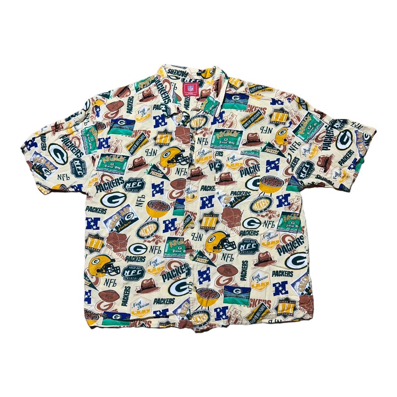 Green Bay Packers Vintage Hawaiian Shirt And Short