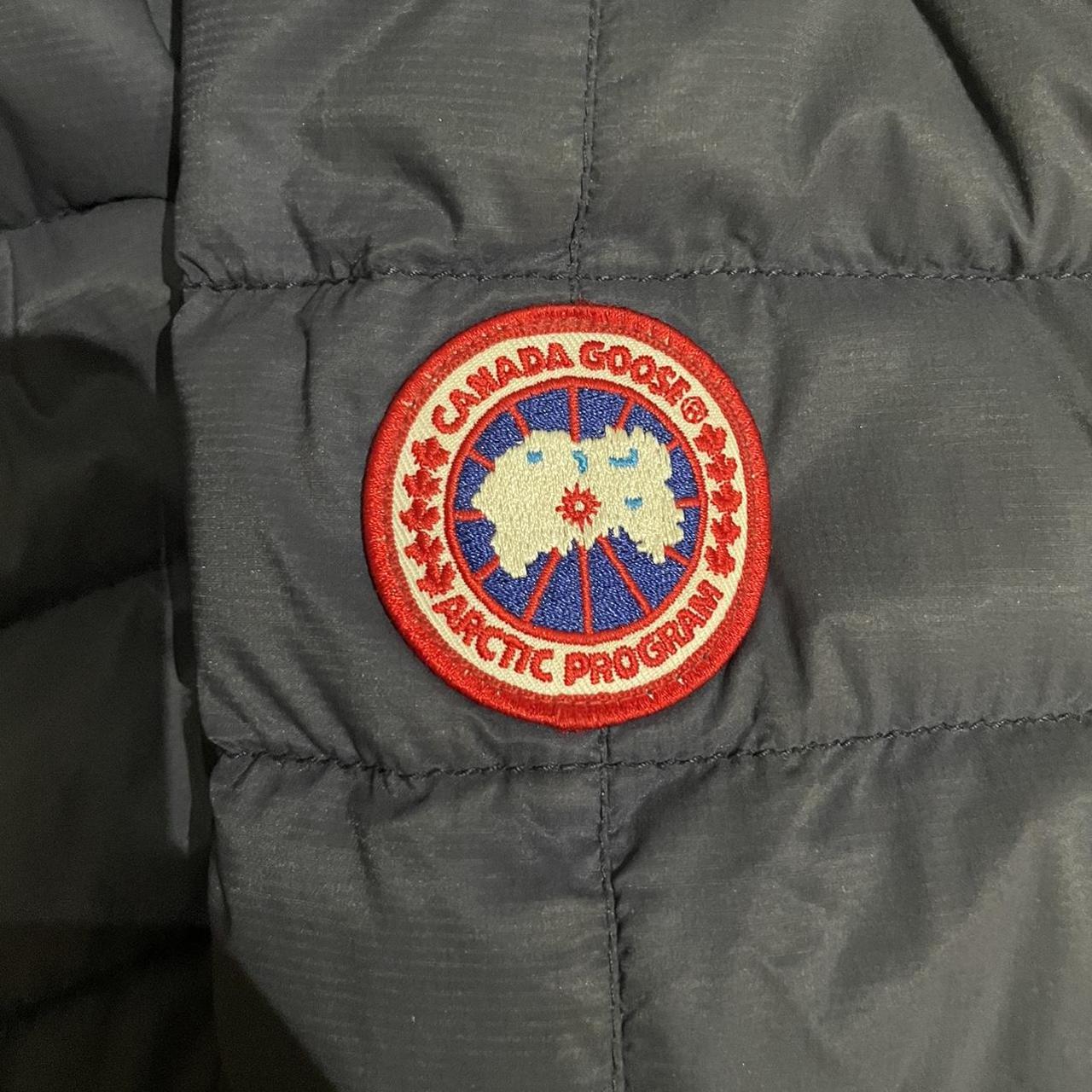 navy blue Canada Goose down jacket in size S! gently... - Depop