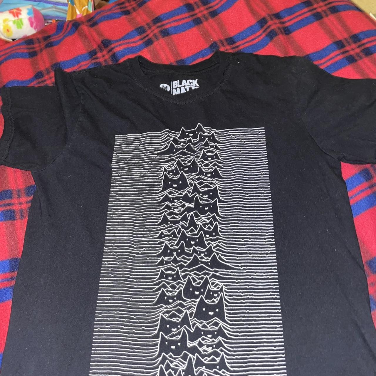 Black matter cat joy division black and white... Depop