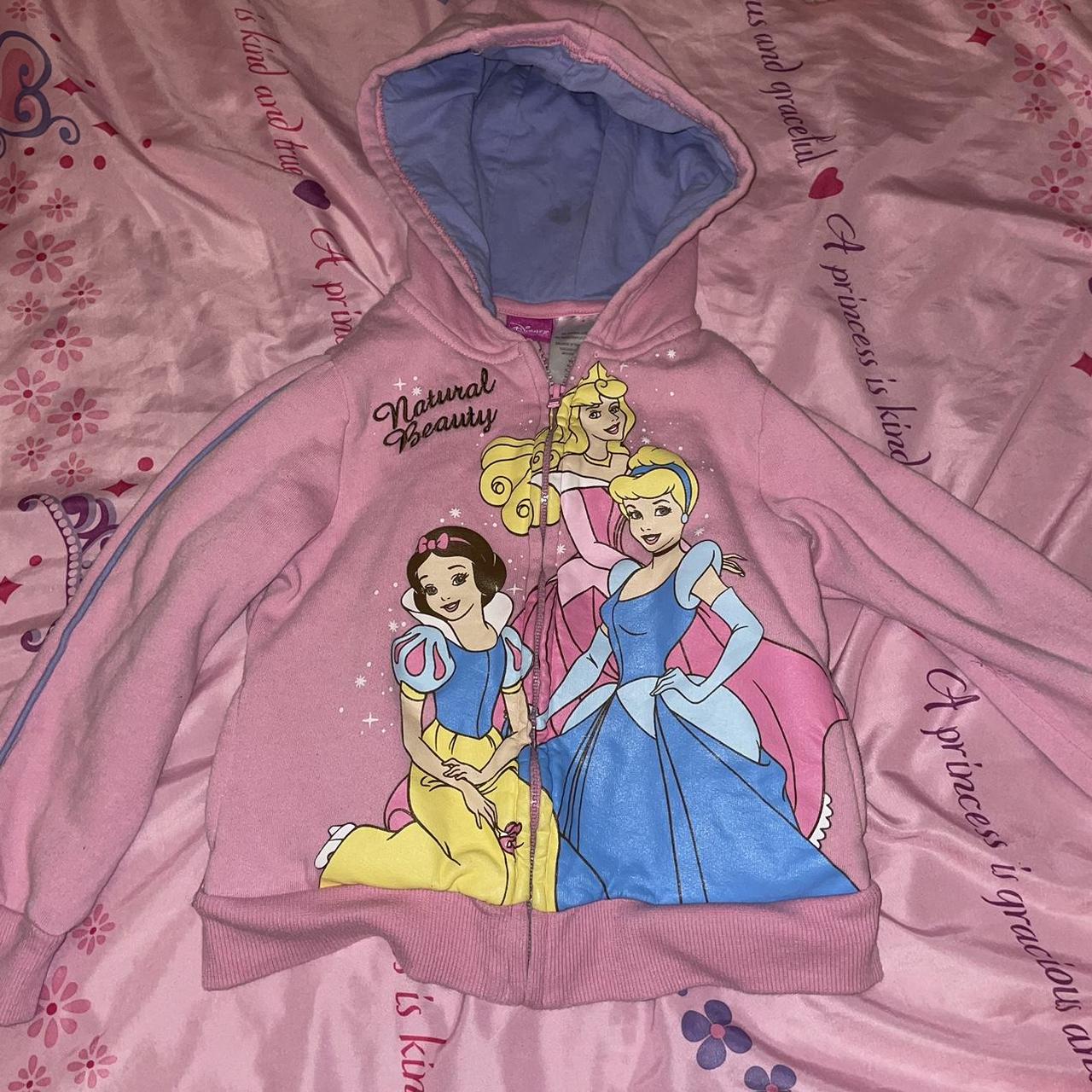 Disney princess clearance zip up hoodie