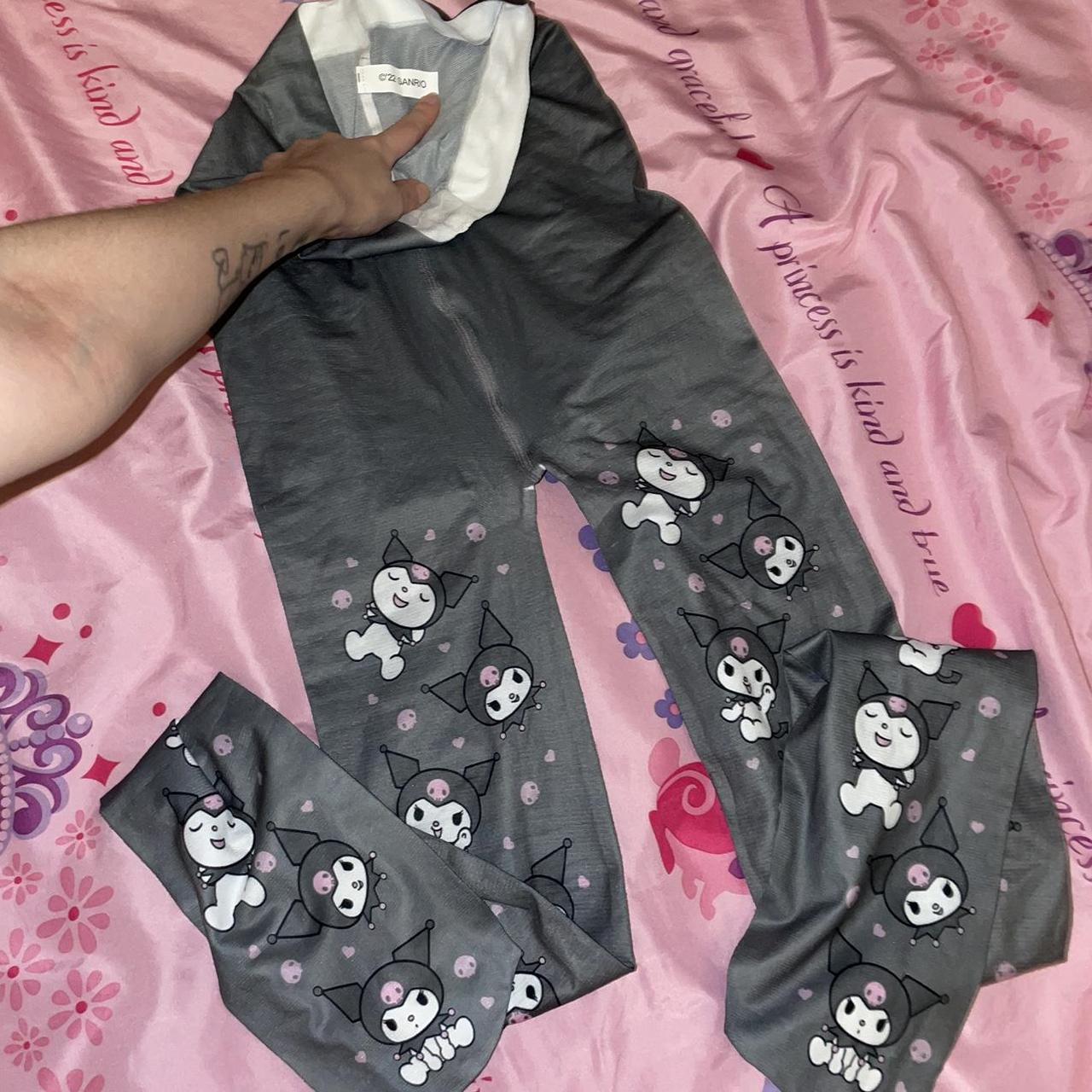 Hello Kitty black cute kawaii leggings 🖤 brand new - Depop