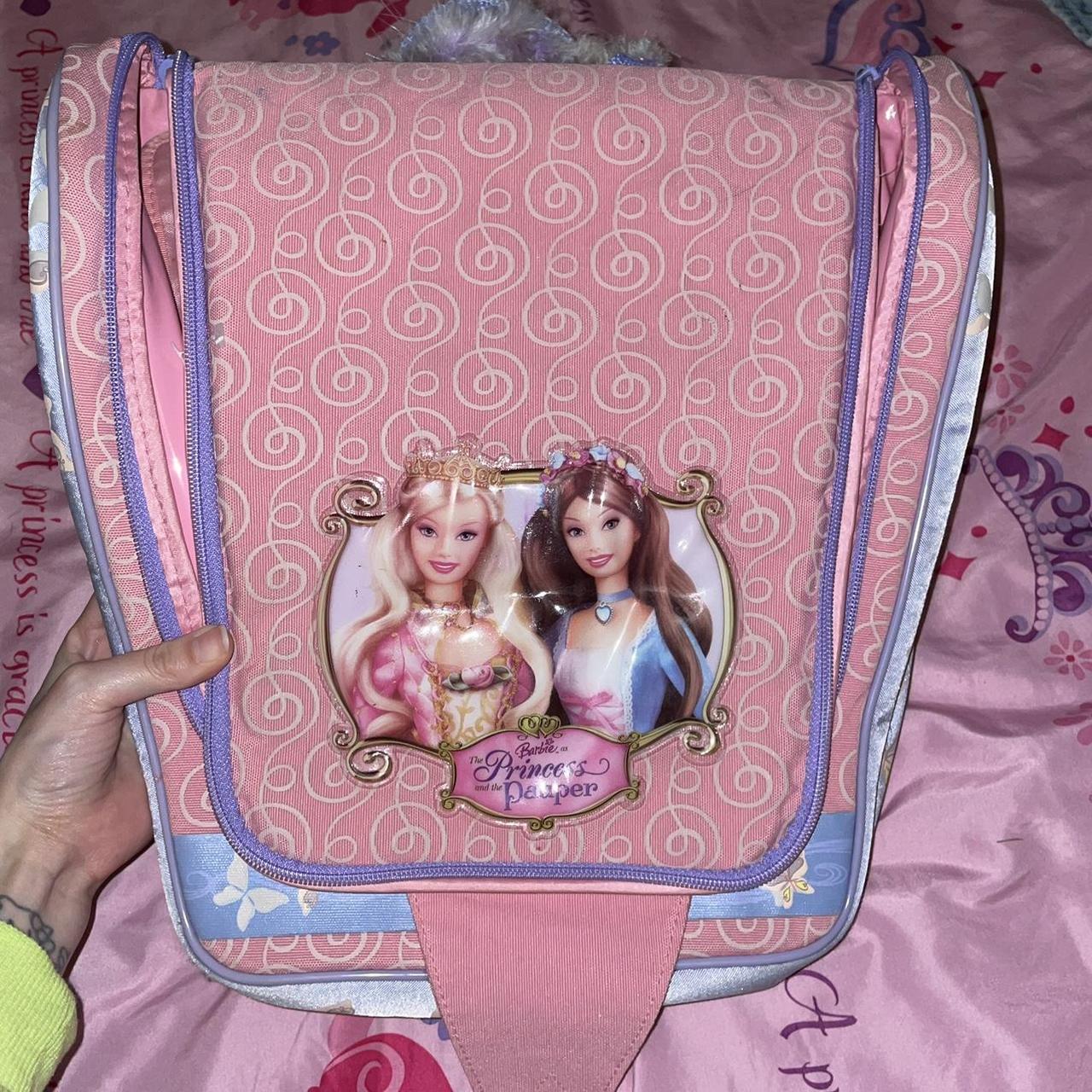 Barbie Women's Pink and Purple Bag | Depop