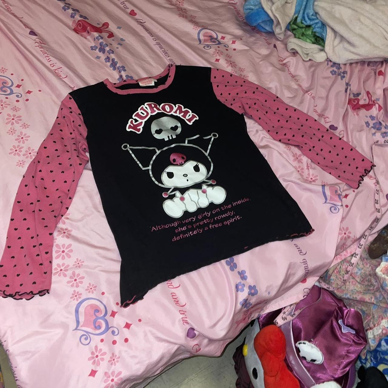 Women's Pink and Black Shirt | Depop