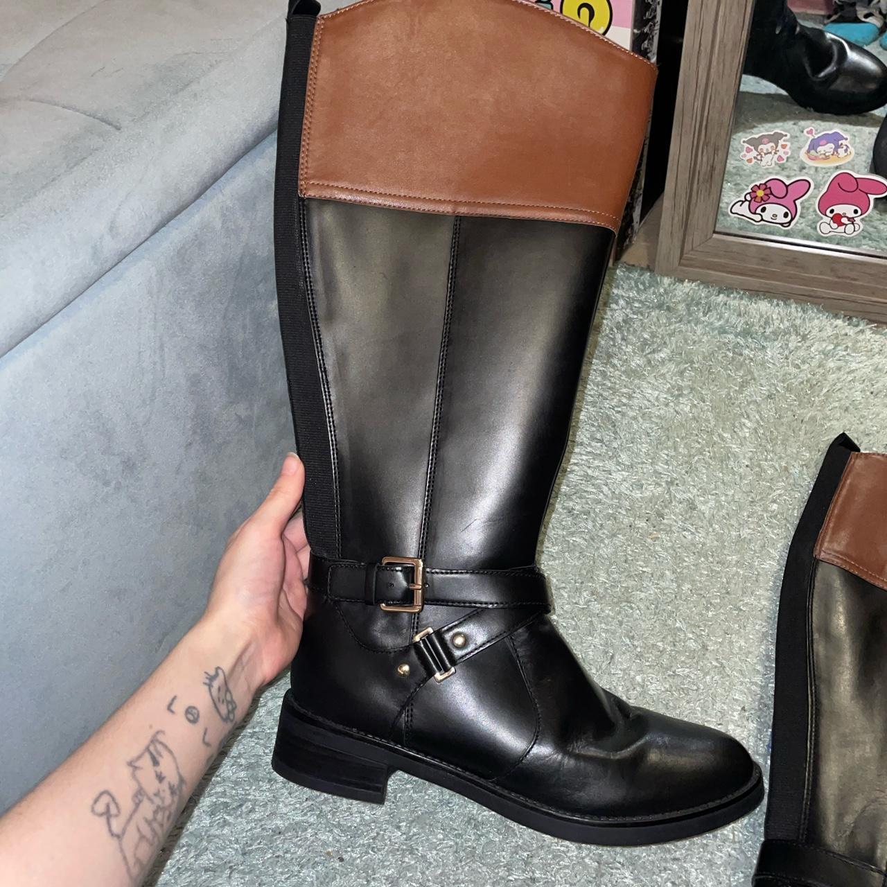 Bandolino leather best sale riding boots