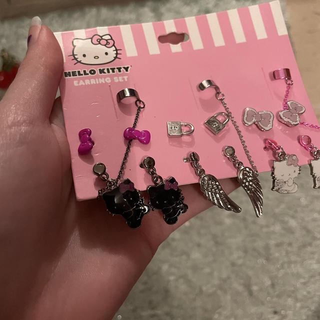 custom hello kitty sanrio jewelry set adjustable - Depop