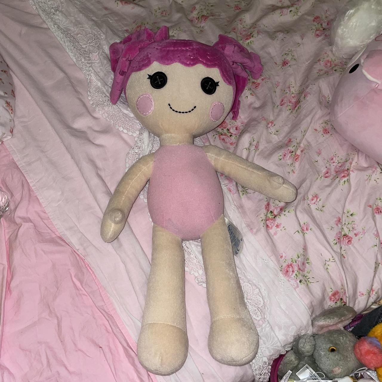 Lalaloopsy pink hair build a bear plush name is... - Depop