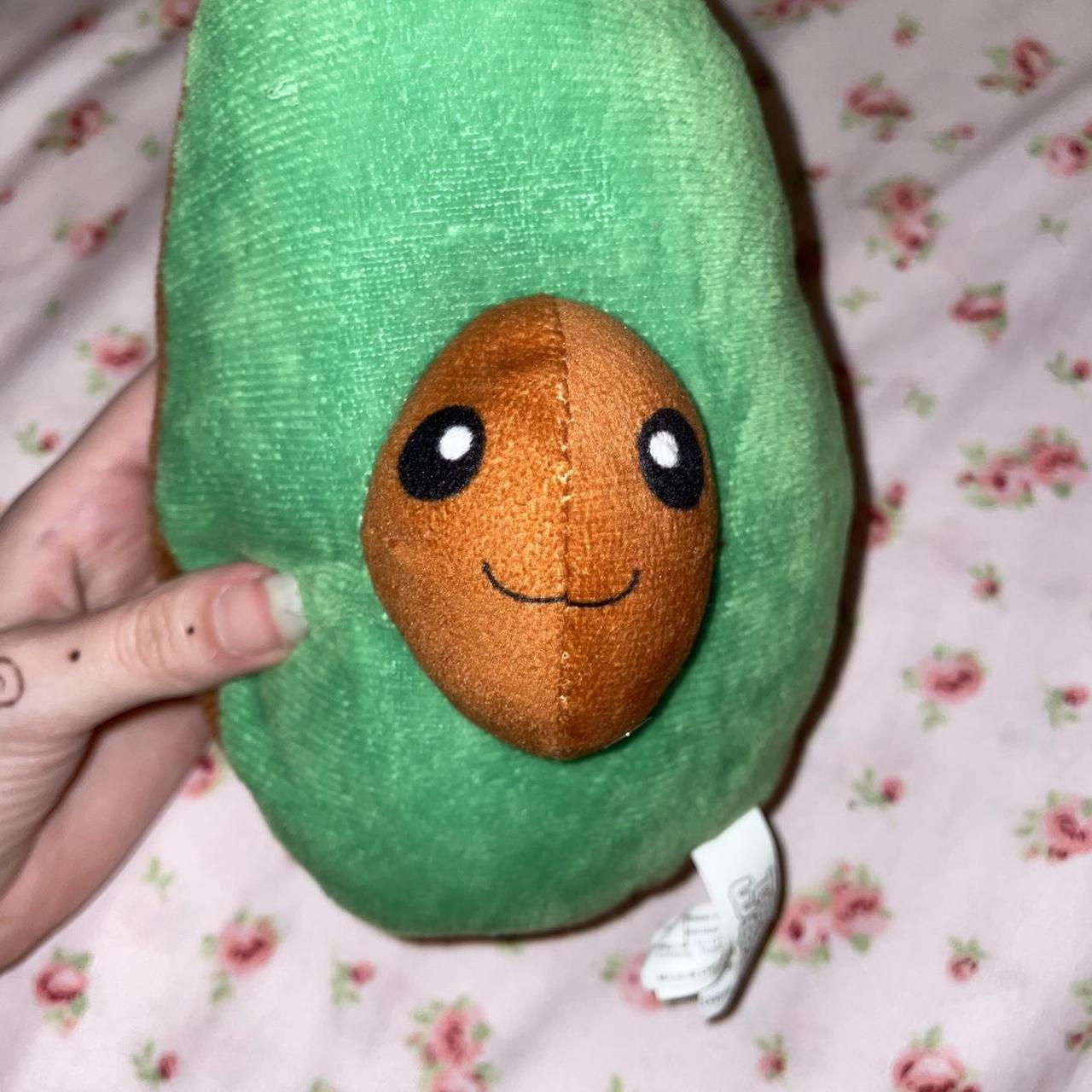 Kawaii cute smiley 😊 avocado 🥑 plush , 🦓tried to show