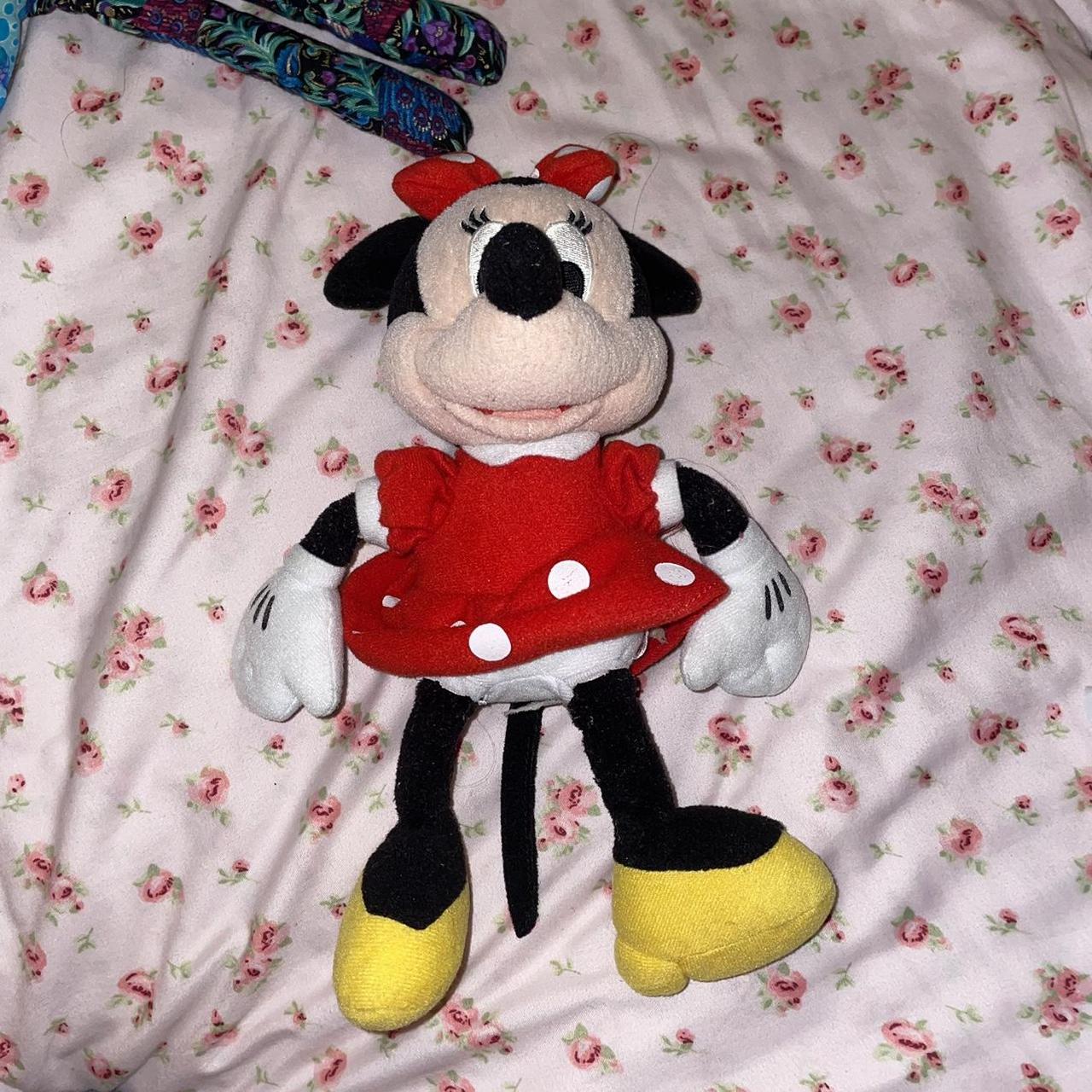 Vintage mickey and minnie mouse stuffed 2024 animals