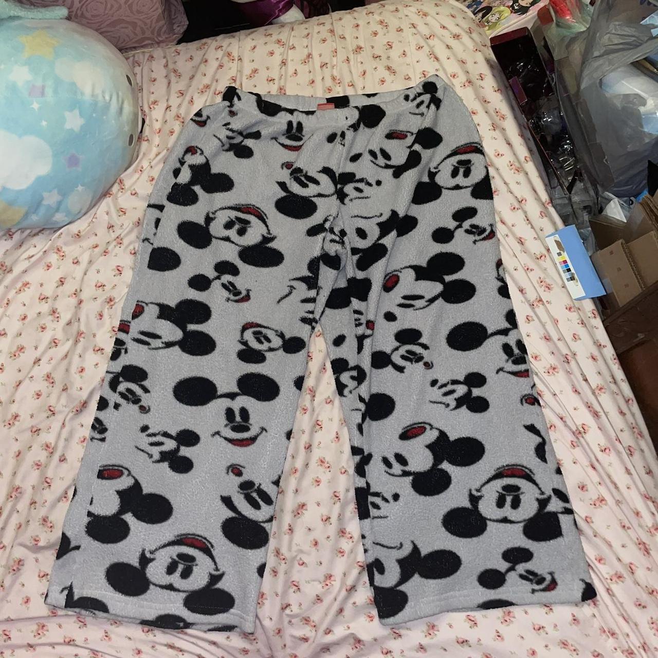 Disney Mickey Mouse all over face print fuzzy soft... - Depop