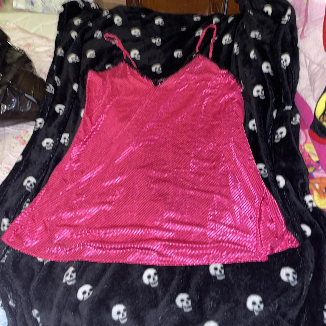 Kristine Tyler intimates New York Paris hot pink and... - Depop