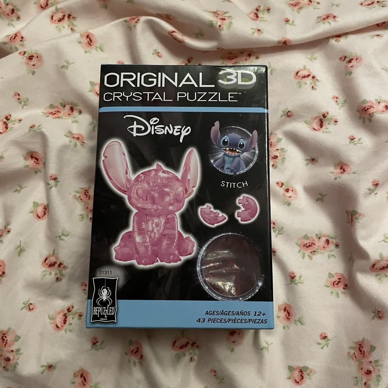 Disney stitch pink 3D CRYSTAL PUZZLE 43 pieces I - Depop