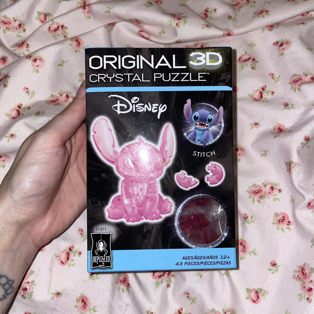 BePuzzled | Disney Stitch Original 3D Crystal Puzzle, Ages 12 and Up