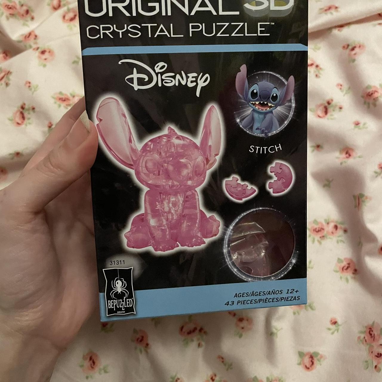 Disney stitch pink 3D CRYSTAL PUZZLE 43 pieces I - Depop