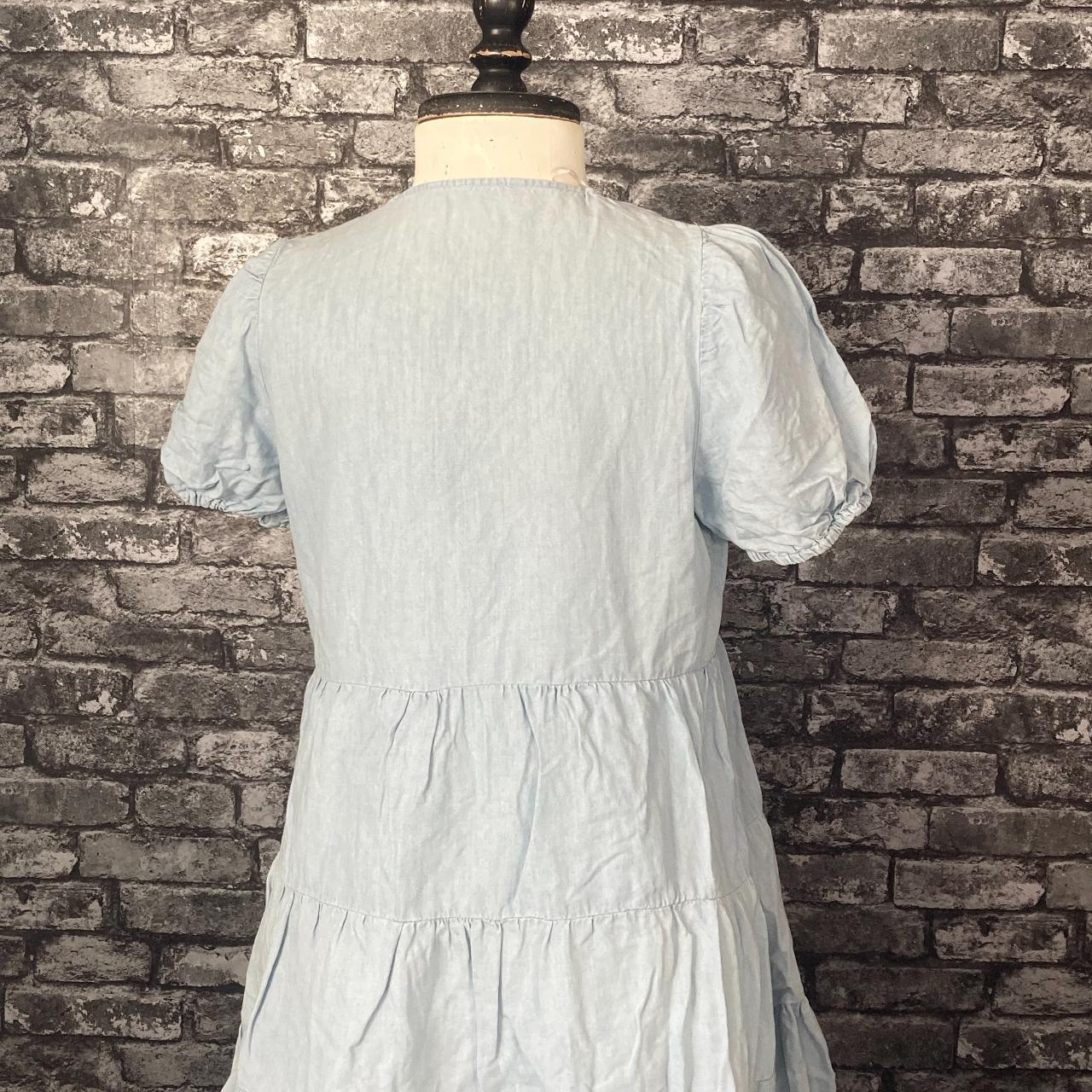 Zara Women's Blue Dress Depop