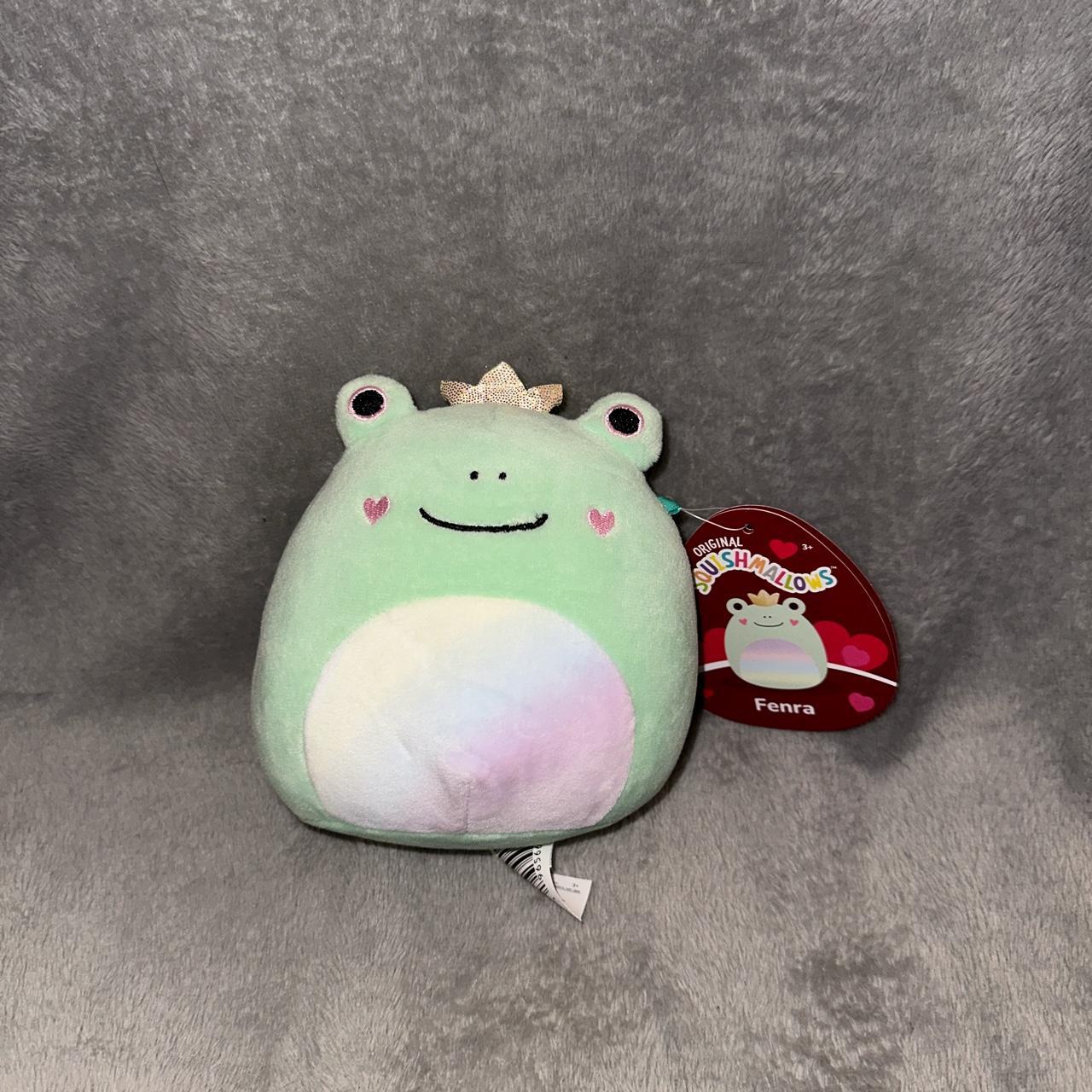 Fenra Squishmallow Frog!!! NWT 5” Green frog with - Depop