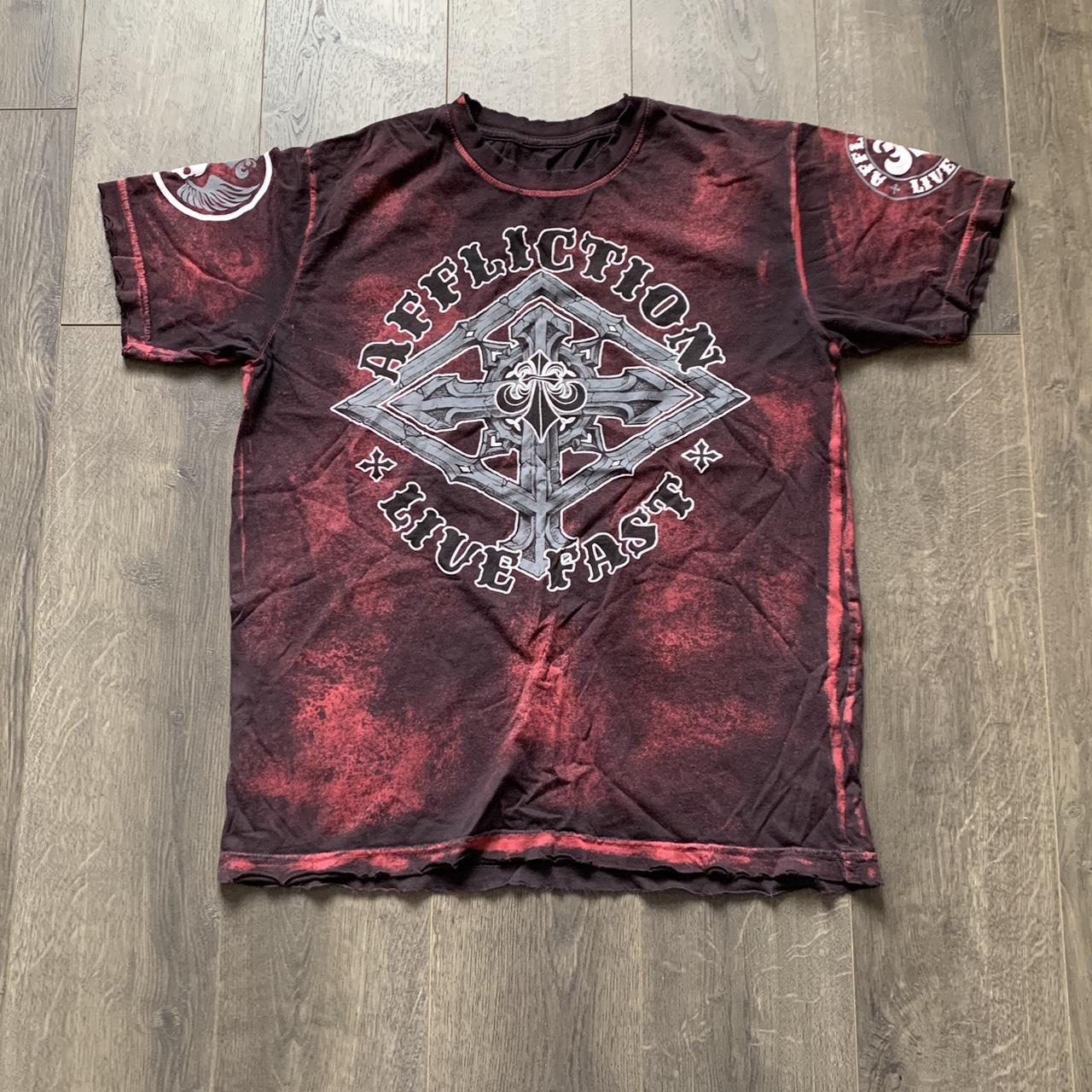 Affliction Men's T-shirt | Depop