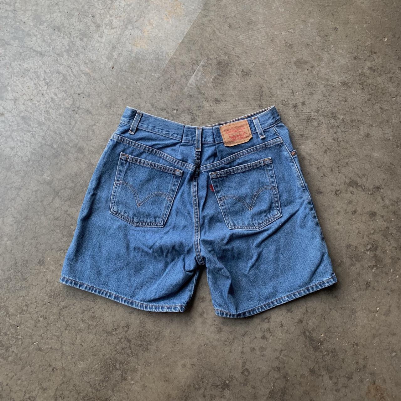 Vintage Levi Jorts Jean Shorts 28 Waist Measured No Depop 