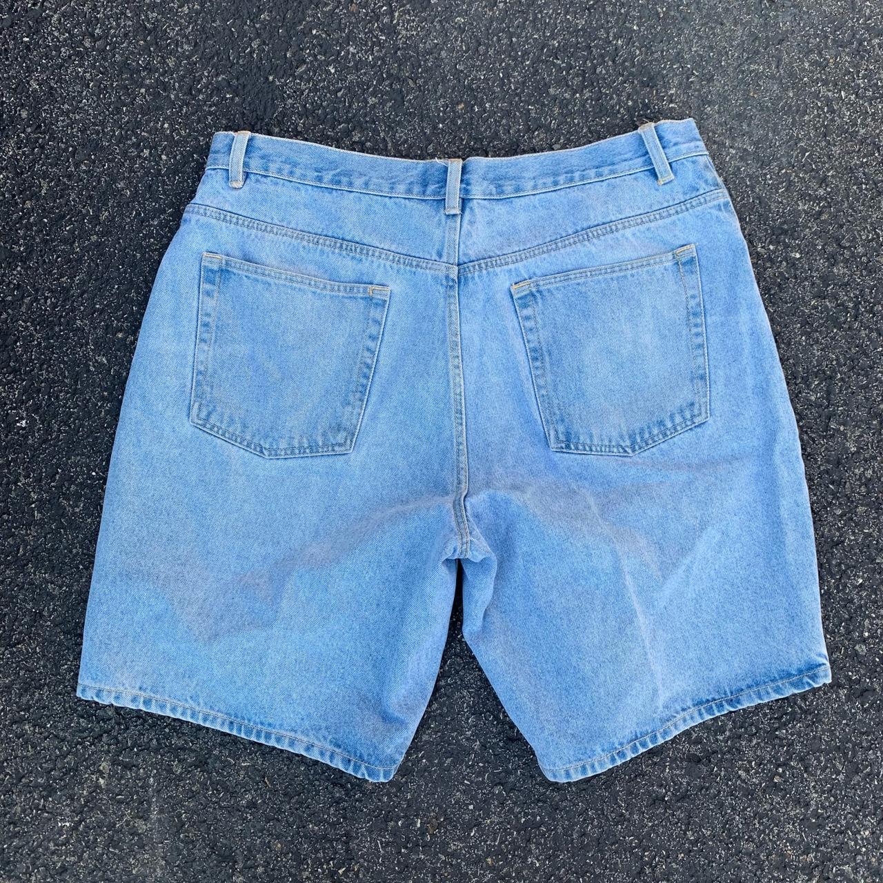 VINTAGE ROUTE LIGHT WASH JORTS JEAN SHORTS 38 no... - Depop