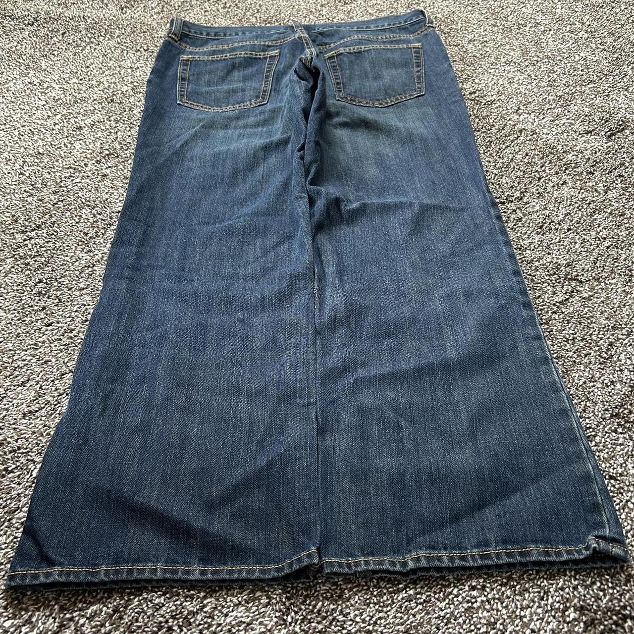 VINTAGE Y2K OLD NAVY BAGGY BOOTCUT JEANS 34x30 Great... - Depop