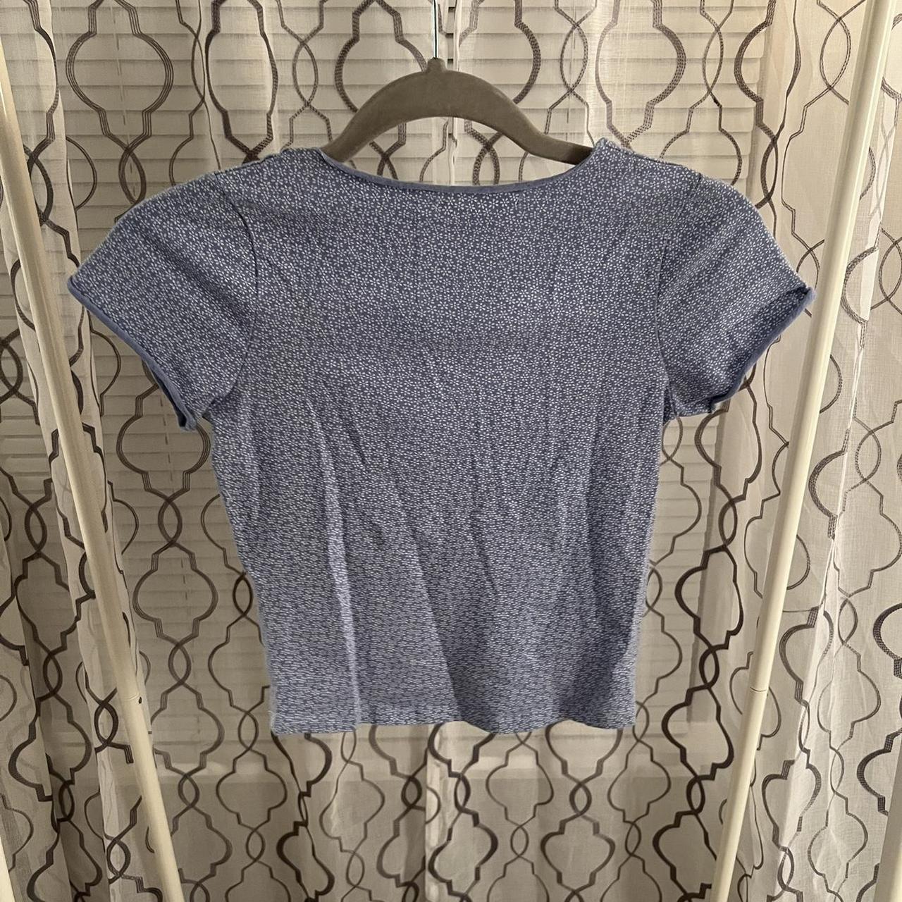 brandy melville blue flower gina top 🦋🌼 only worn a... Depop