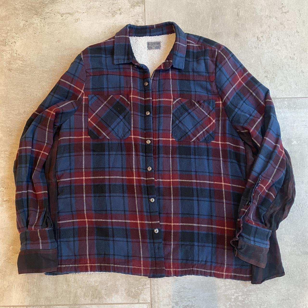 Threads 4 Thought sherpa lined lumber jack... - Depop