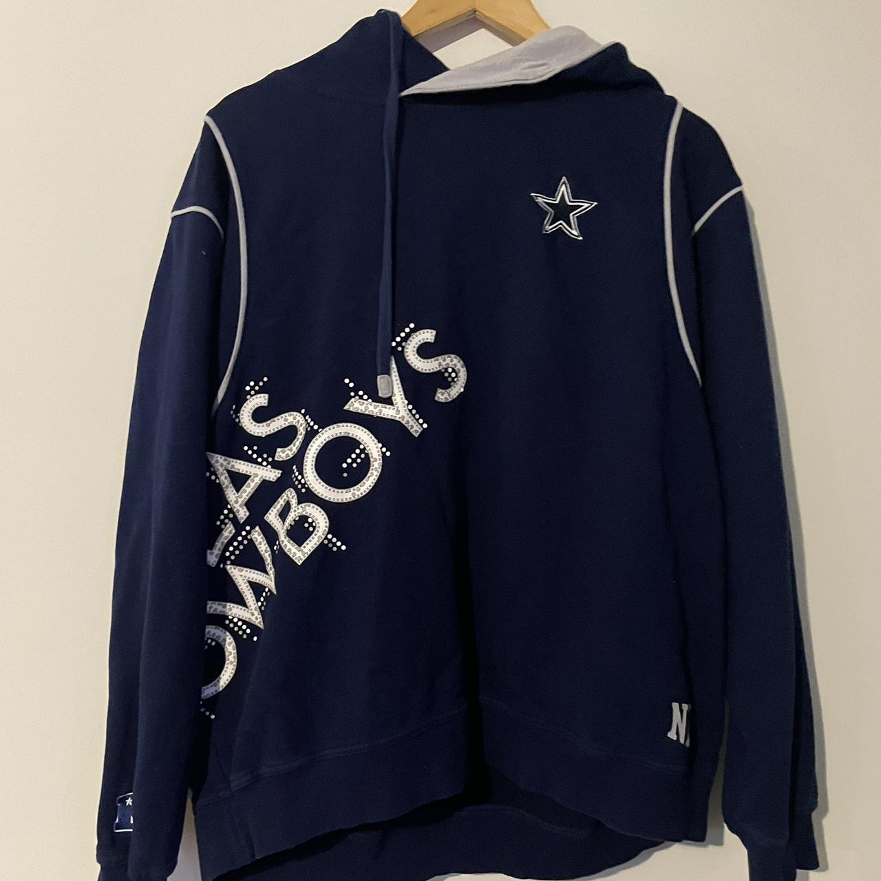 Dallas cowboys navy blue sweatshirt with graphic on - Depop