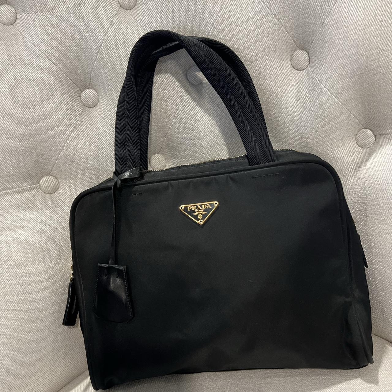 Authentic Prada bag (Black)- Good Condition- Comes - Depop