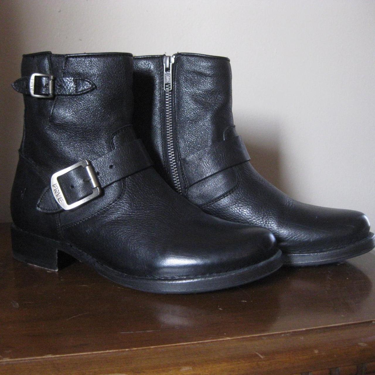 Frye vicky hot sale engineer black