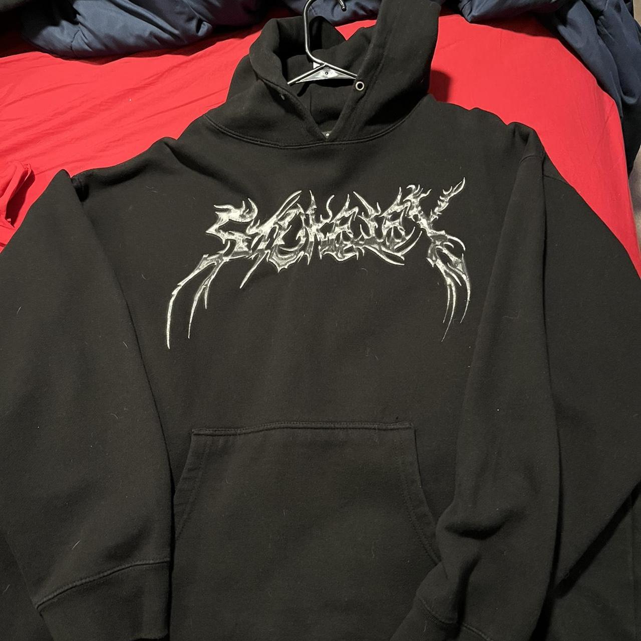 Revenge Men's Black Hoodie | Depop