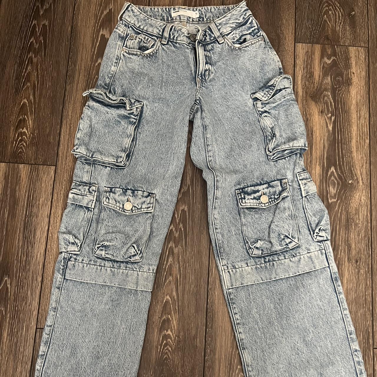 Garage low rise cargo jeans. Only worn twice and in... Depop