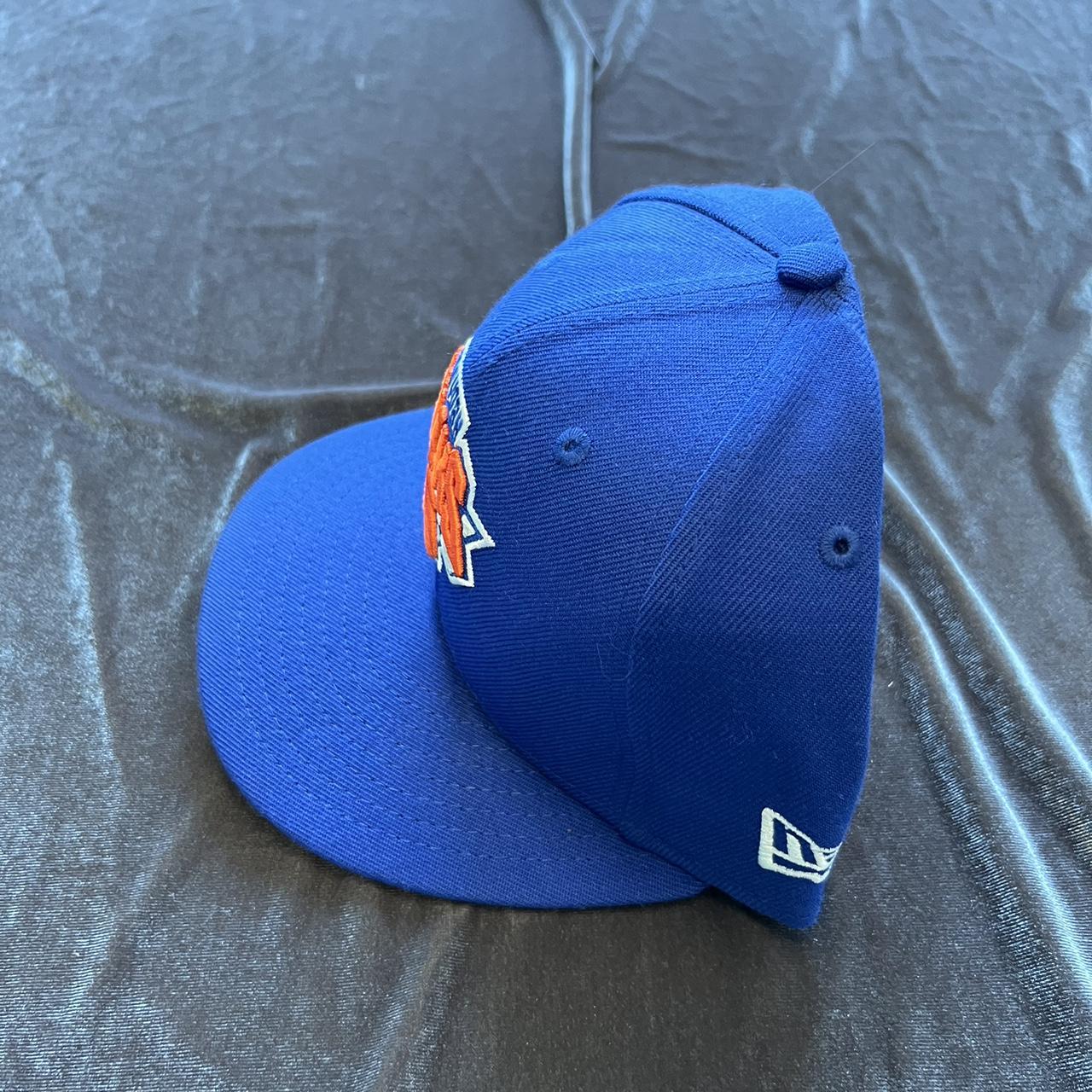 New York Knicks New Era Hat 59Fifty Fitted Cap Size 7 1/8 NBA Basketball  Blue