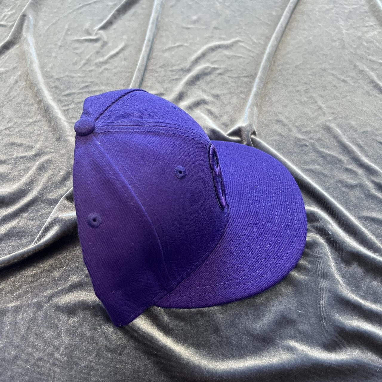 purple fitted hat lids
