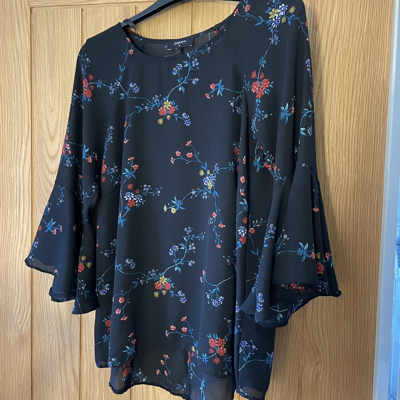 Matalan Women's Black Blouse | Depop