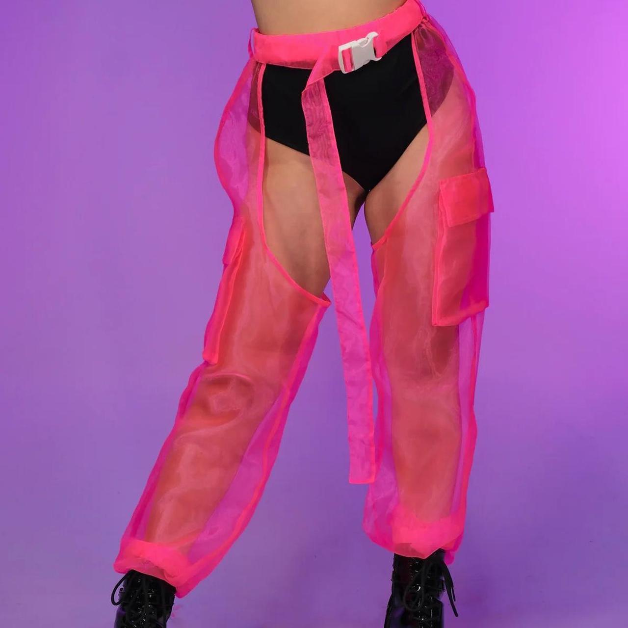 Pink chaps hot sale pants