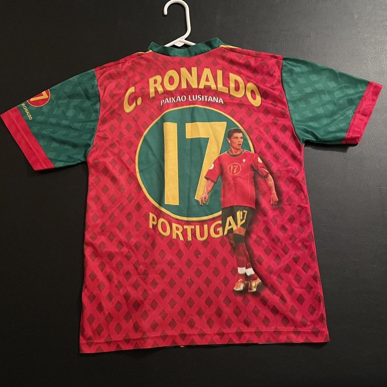 Jeep Adidas soccer jersey Cristiano Ronaldo size - Depop