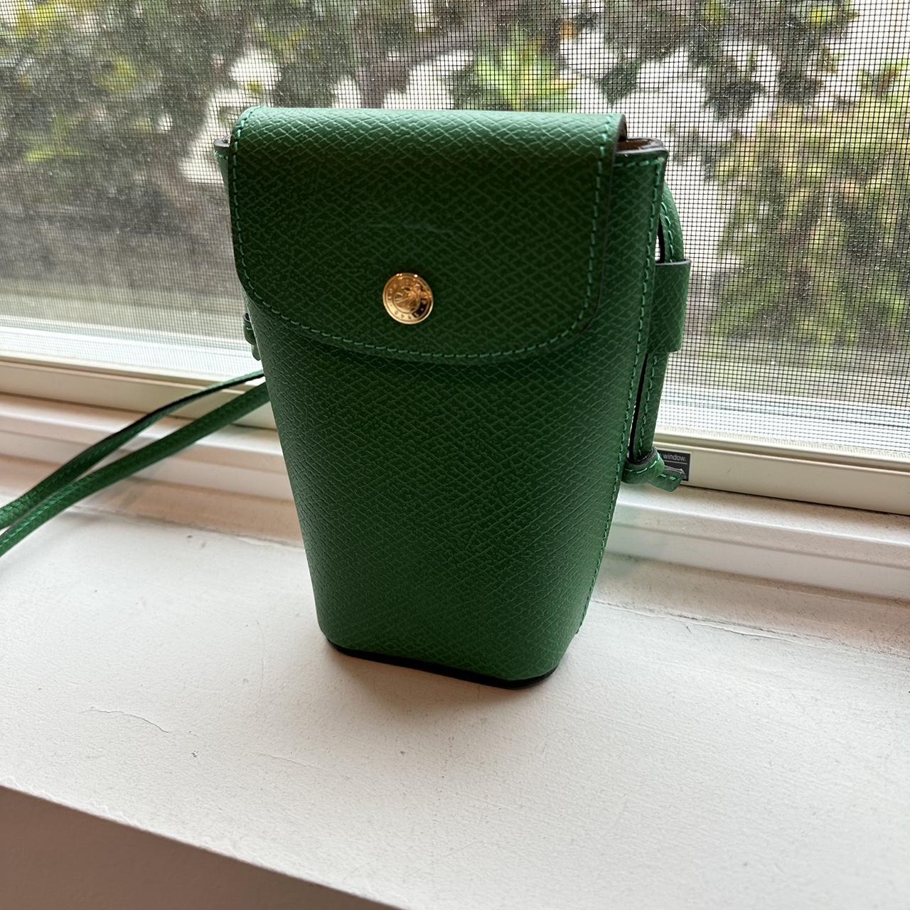 Épure XS Crossbody bag Green - Leather (10165HYZ129)