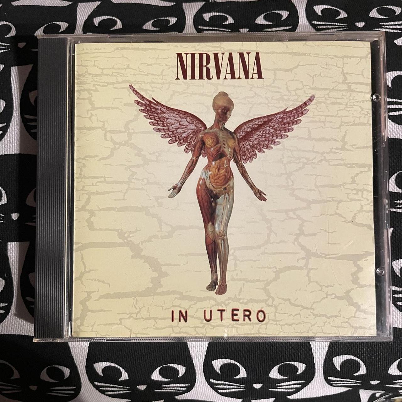 NIRVANA IN UTERO VINTAGE 1990’S GRUNGE ALTERNATIVE... - Depop