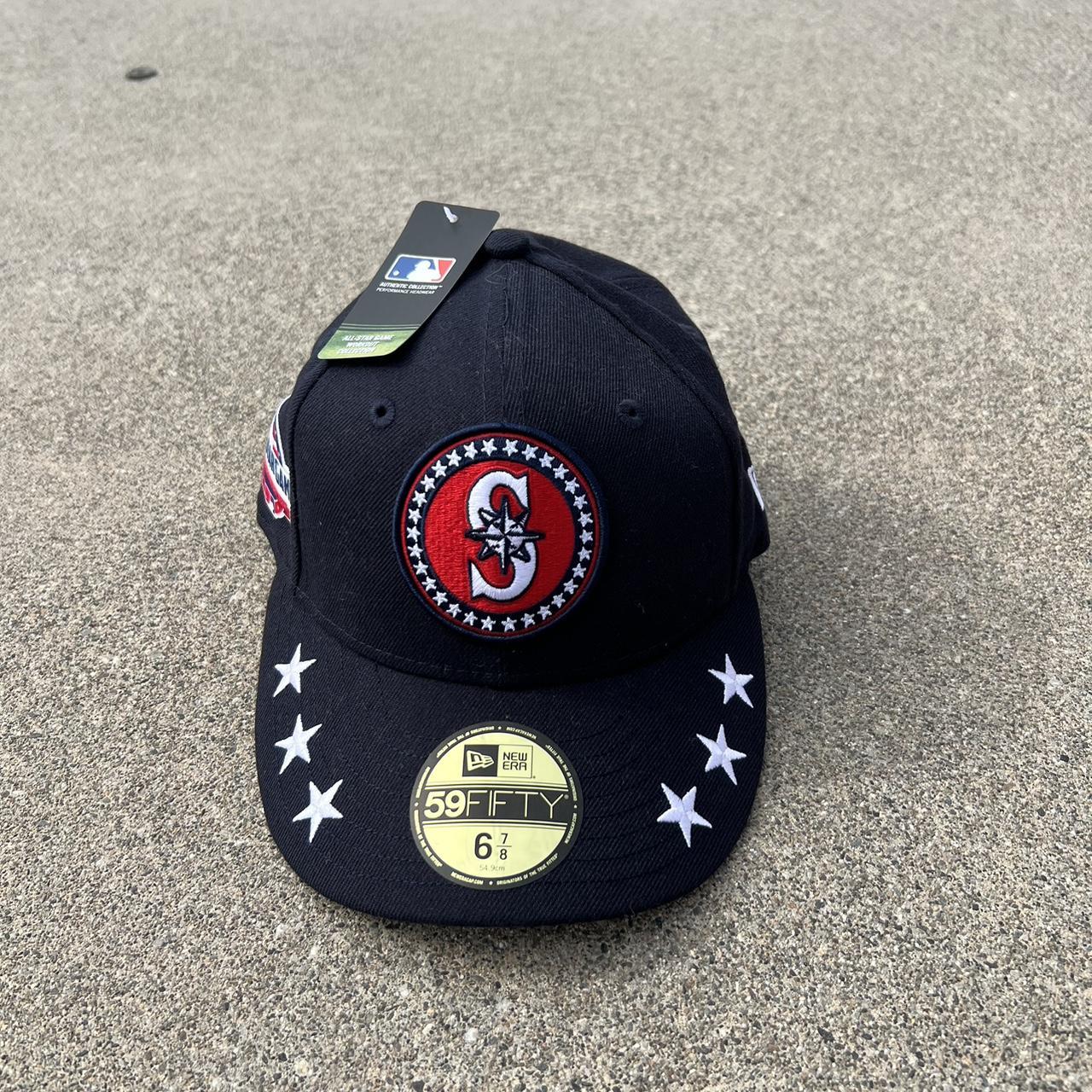 New Era Atlanta Braves Fitted Hat Size 7 3/8 or 58.7cm - Depop