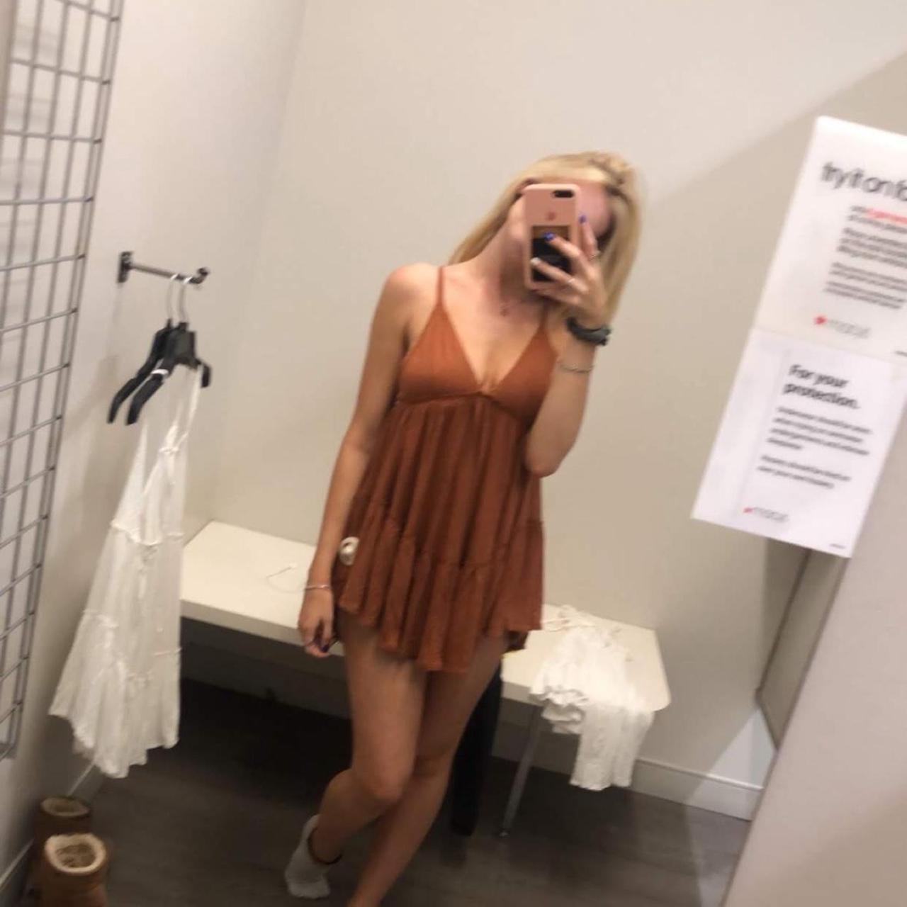 Free people burnt orange dress best sale