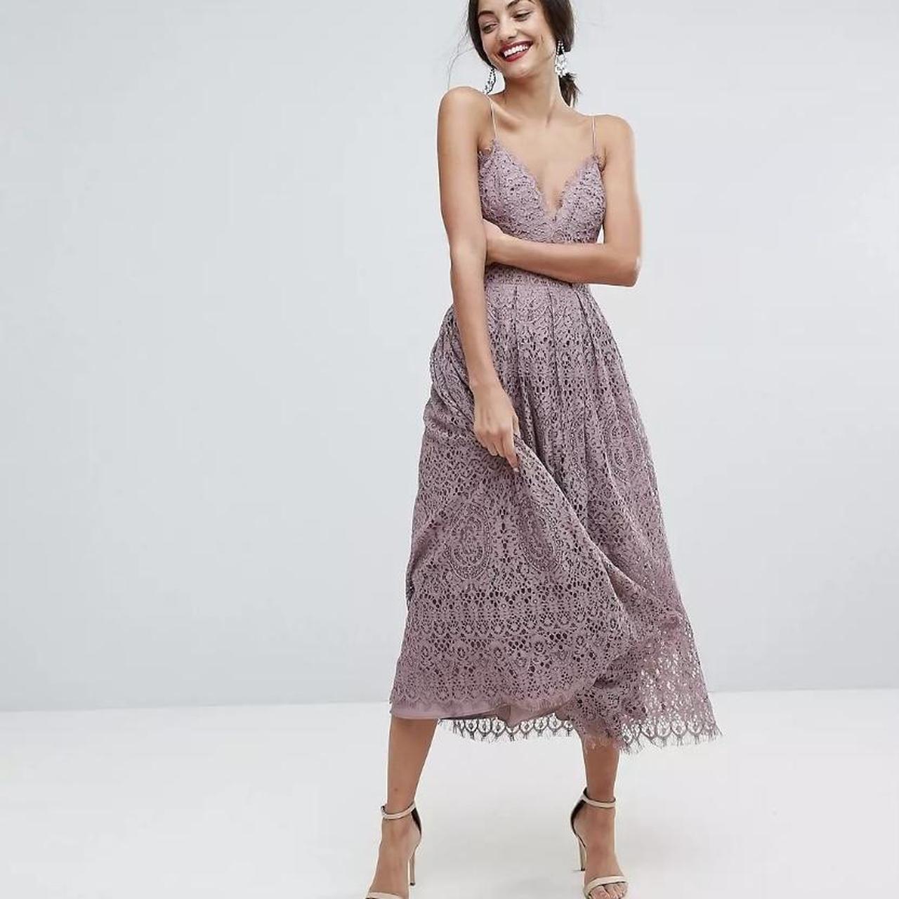 ASOS TALL Lace Cami Midi Prom Beautiful Depop